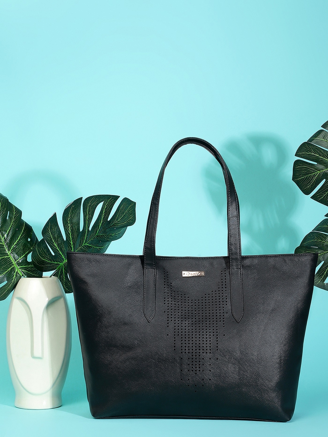 Buy OsaiZ Shopper Tote Bag With Cut Work - Handbags for Women 26057812 ...