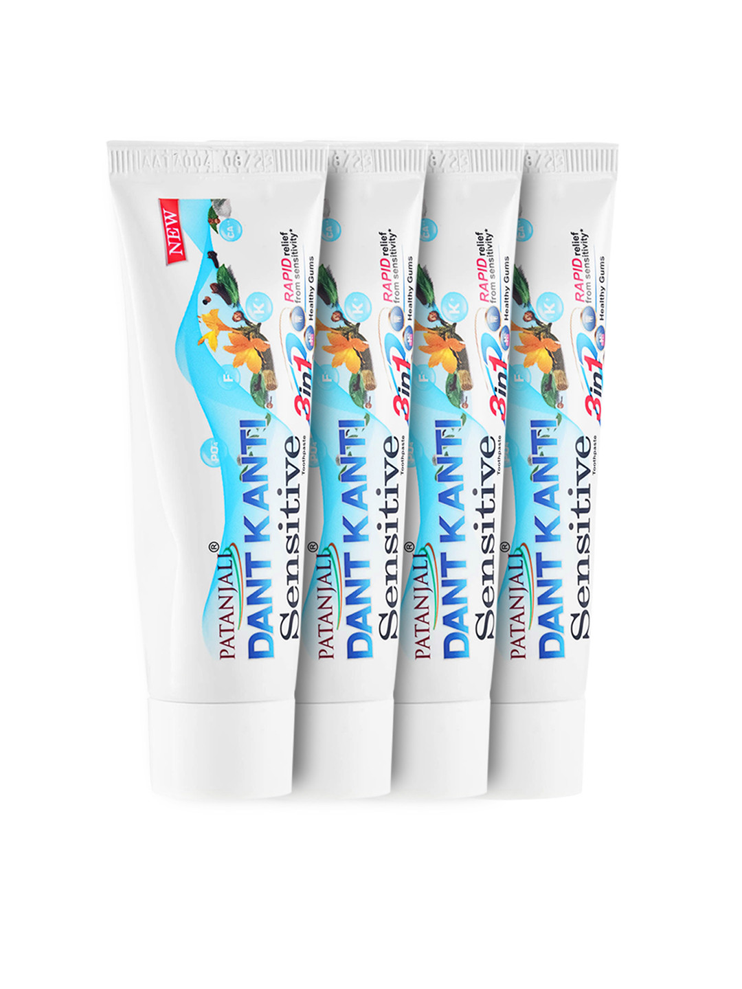 Buy Patanjali Set Of 4 Dant Kanti Toothpaste For Sensitive Teeth 50 G