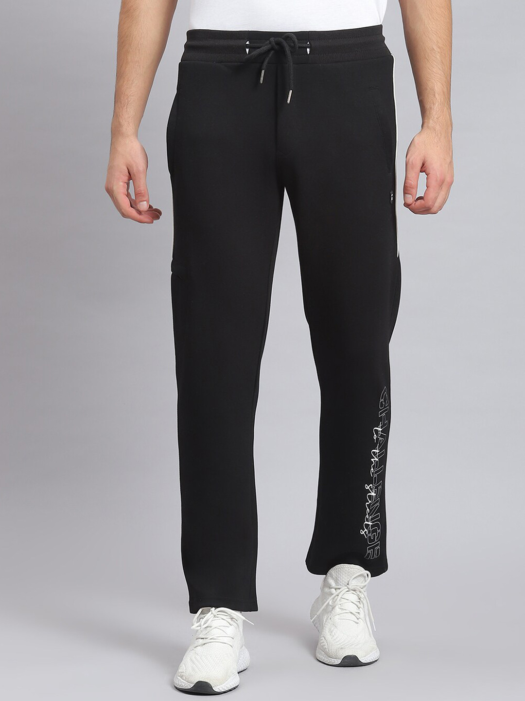 Men's Track Pants - Midnight Monstera - Roasted Teak