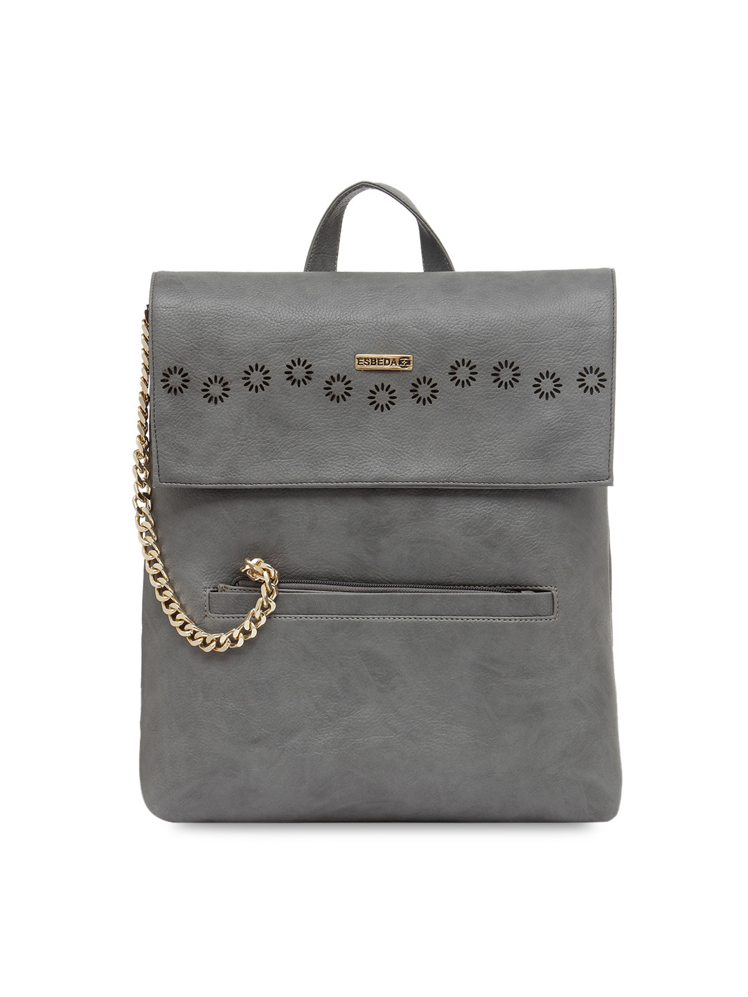 Buy ESBEDA Women Grey Solid Backpack Backpacks for Women 2609701 Myntra