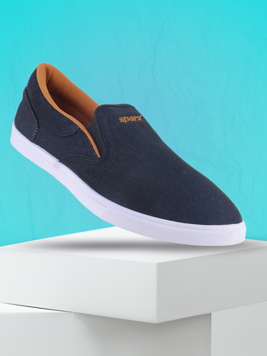 Buy Sparx Men Canvas Comfort Insole Slip On Sneakers - Casual Shoes for ...