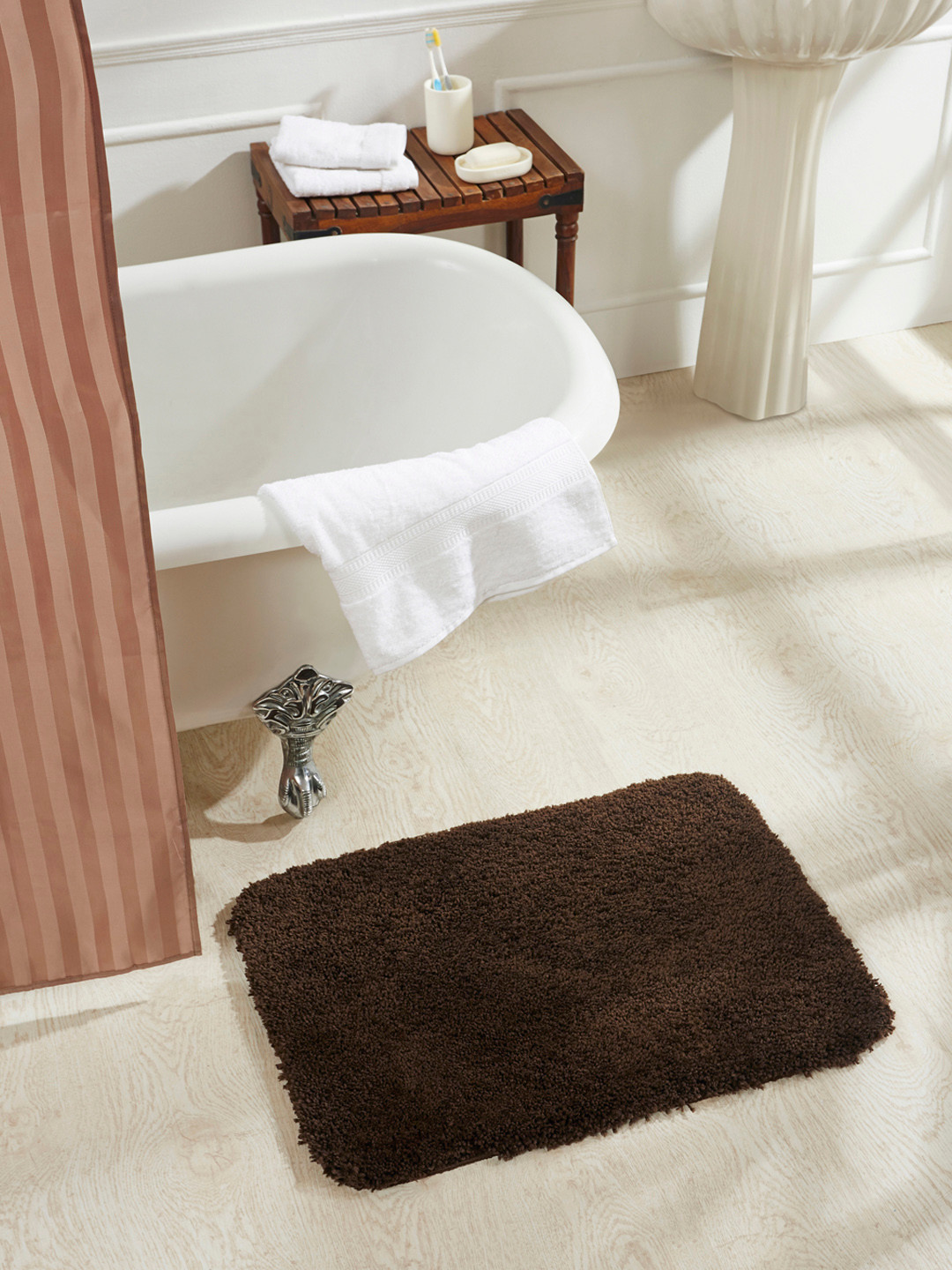 Buy Obsessions Blue Rectangular Bath Mat Bath Rugs for Unisex 2611562