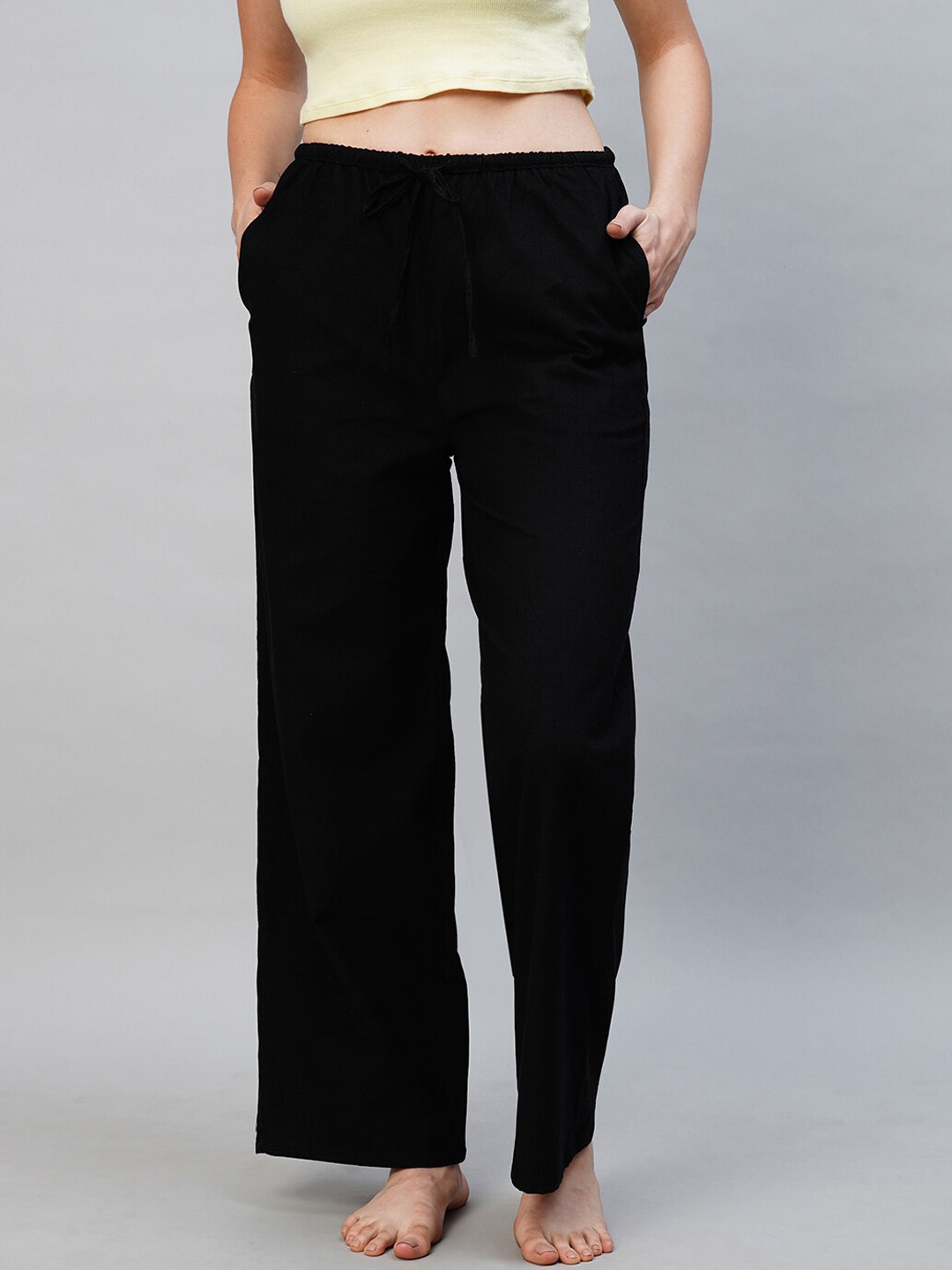 Buy DRAPE IN VOGUE Mid Rise Corduroy Lounge Pant - Lounge Pants for ...