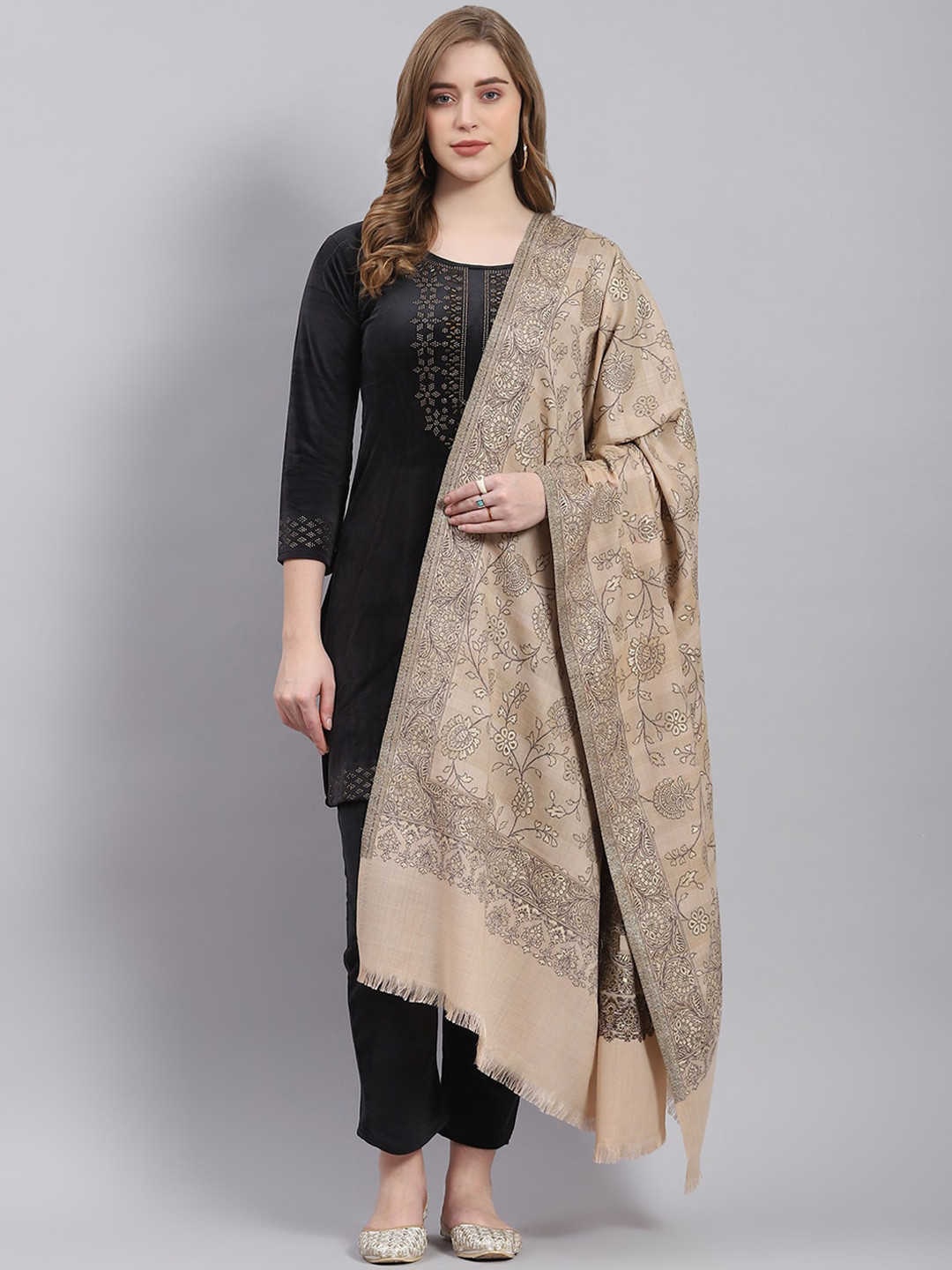 monte carlo pure wool shawl