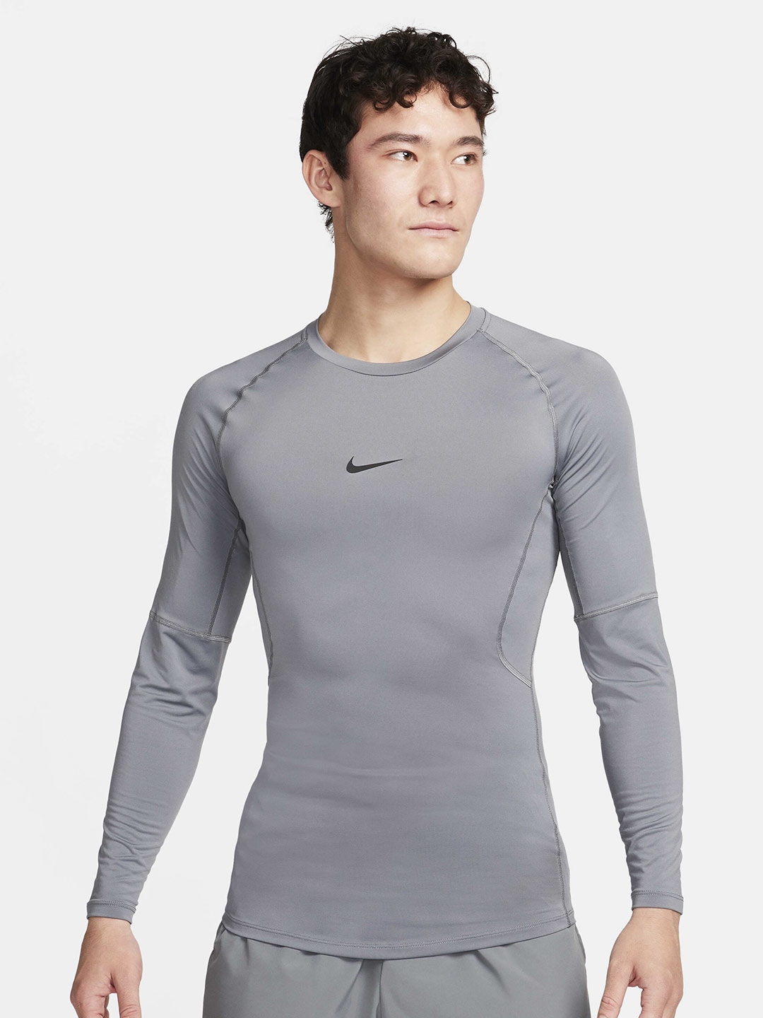 Buy Nike Pro Dri FIT Tight Long Sleeves Fitness T Shirt - Tshirts for ...