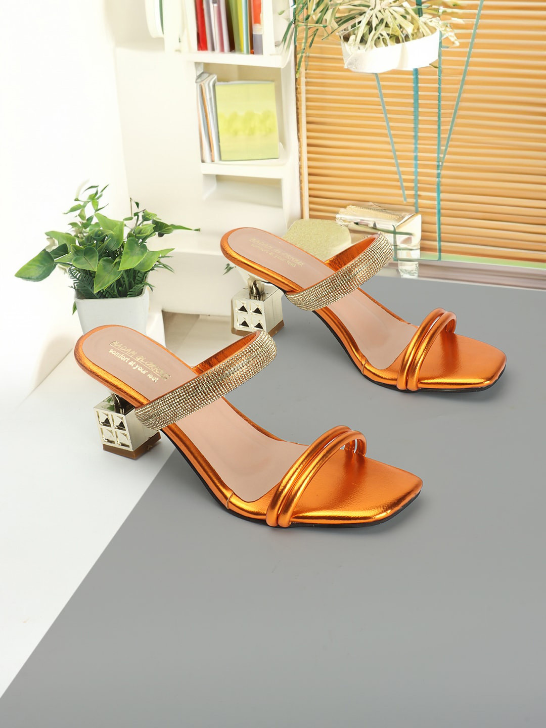 Amaris | Women’s Elegant Colorblock Strappy Heels