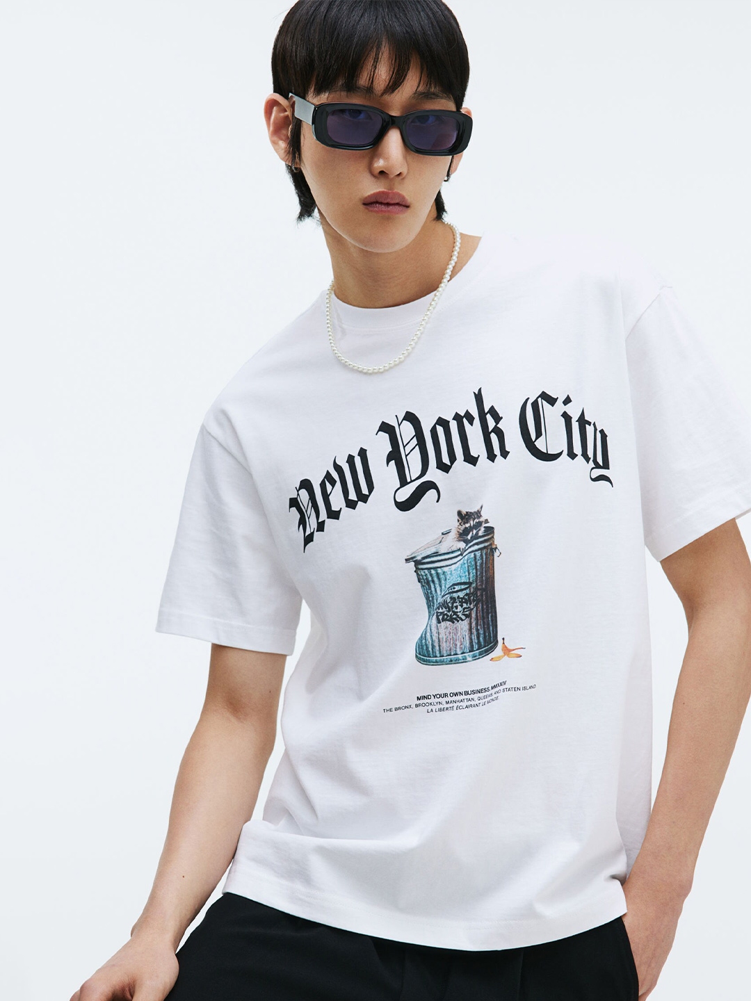 h&m loose fit t shirts men