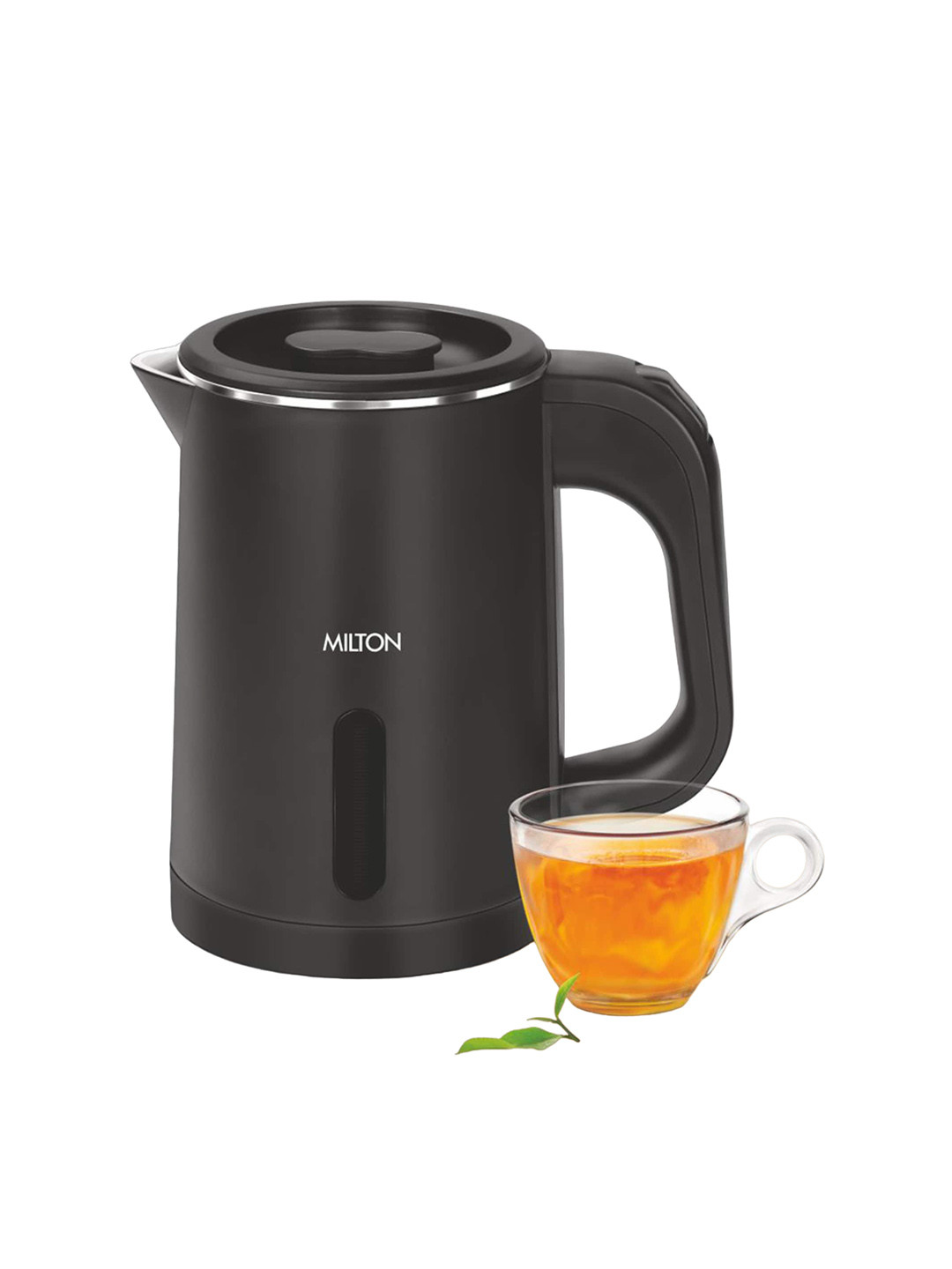 Buy Milton Companion Black Stainless Steel Electric Kettle 800 ML
