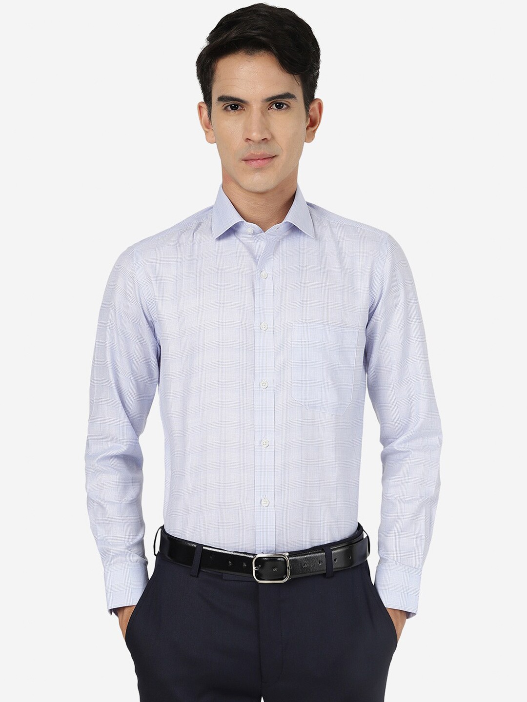 Buy Greenfibre Checked Slim Fit Formal Shirt - Shirts for Men 26266538 ...