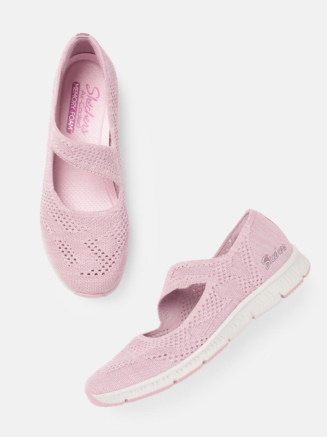 Buy Skechers Women Woven Design BE COOL ENDLESS FUN Slip On Sneakers ...