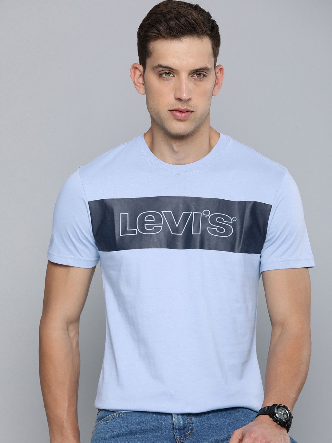 Buy Levis Men Brand Logo Printed Pure Cotton Slim Fit T Shirt Tshirts buy-levis-men-brand-logo-printed-pure-cotton-slim-fit-t-shirt-tshirts