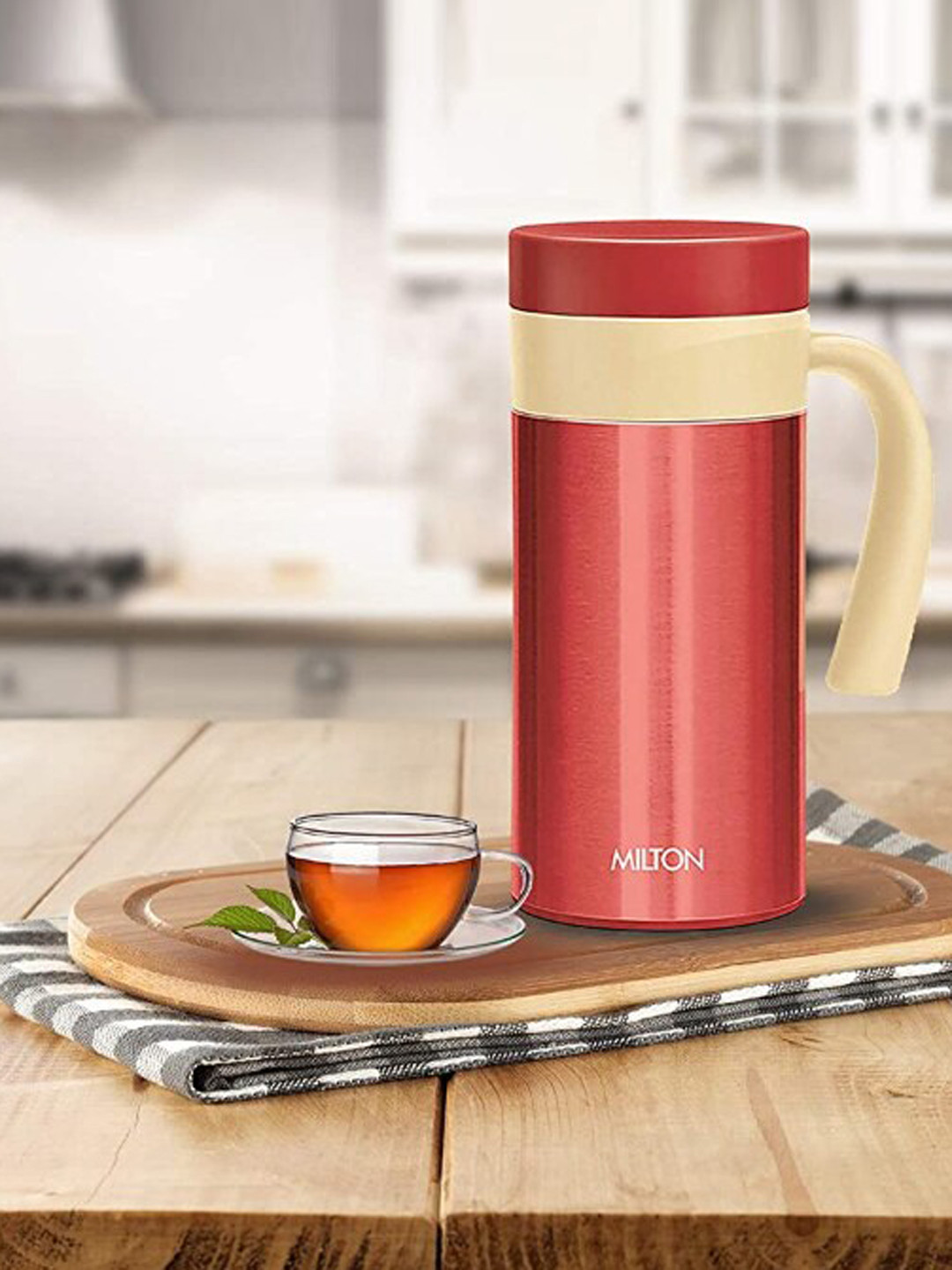 Insulated Stainless Steel Thermos Flask - Keeps Drinks Hot Or Cold For 6-8 Hours 4 thumbnail image