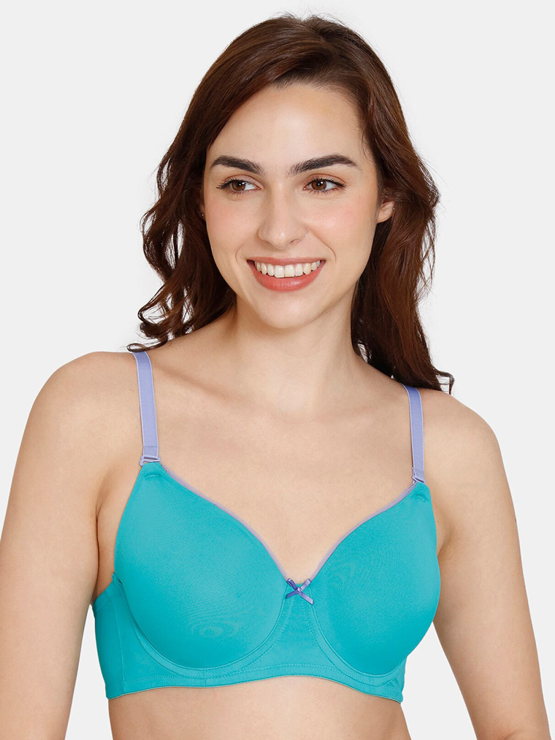 Soutien-gorge Hanes Demi Coverage Turquoise - Taille 38D, Occasion Très Bon état
