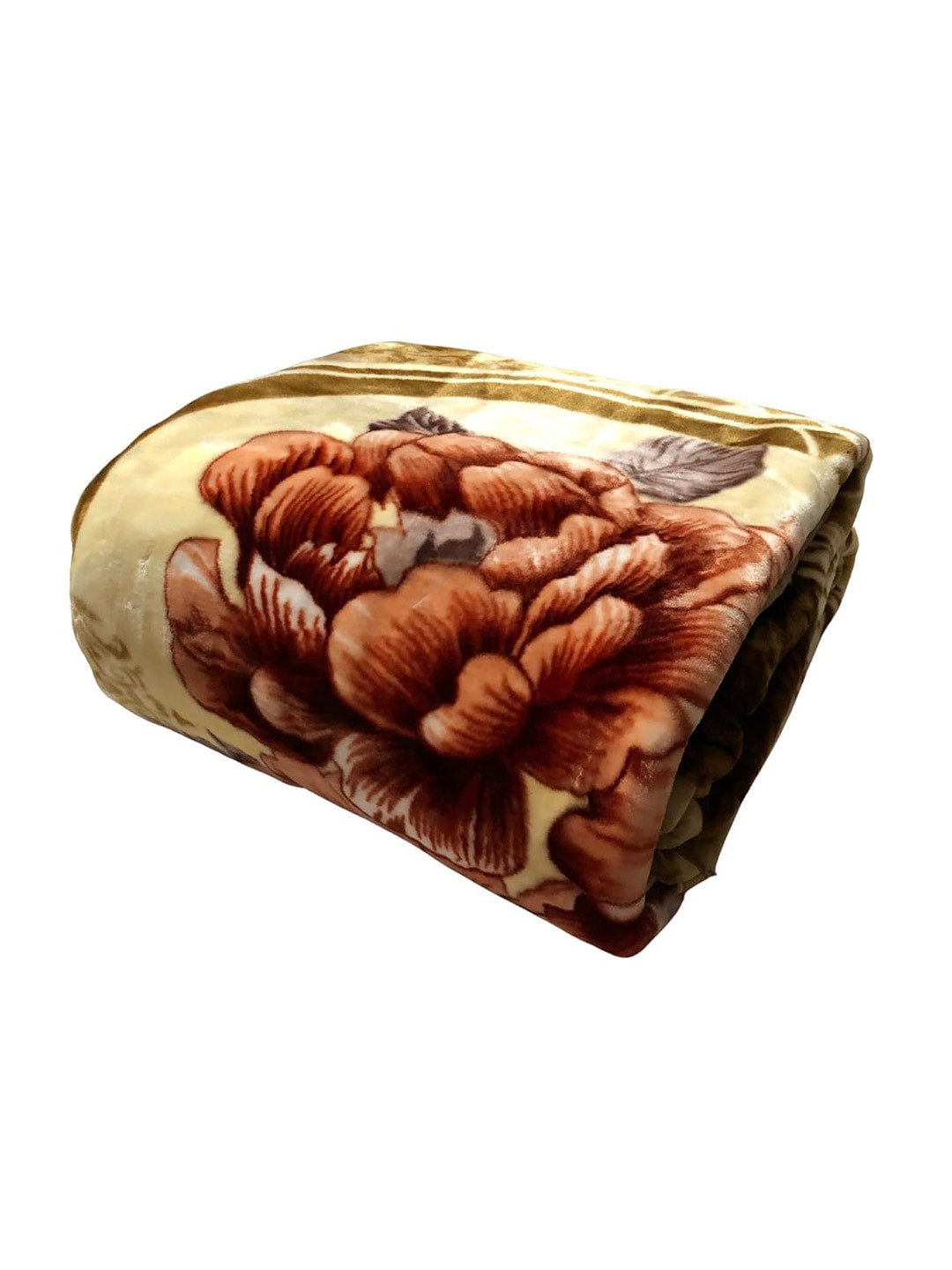 Buy Signature Floral Mink Heavy Winter Single Bed Blanket Blankets