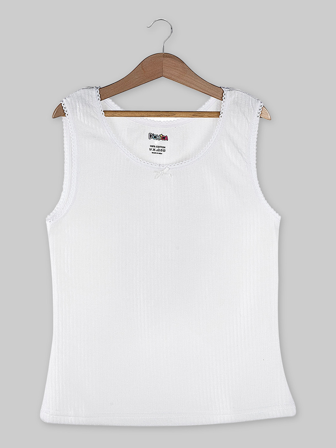 Buy DChica Ribbed Cotton Thermal Tank Tops Thermal Tops for Women