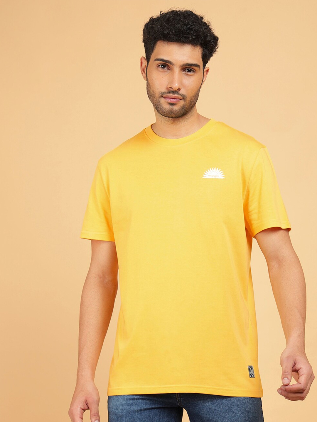 Buy Wrangler Graphic Printed Cotton T Shirt - Tshirts for Men 26505964 ...