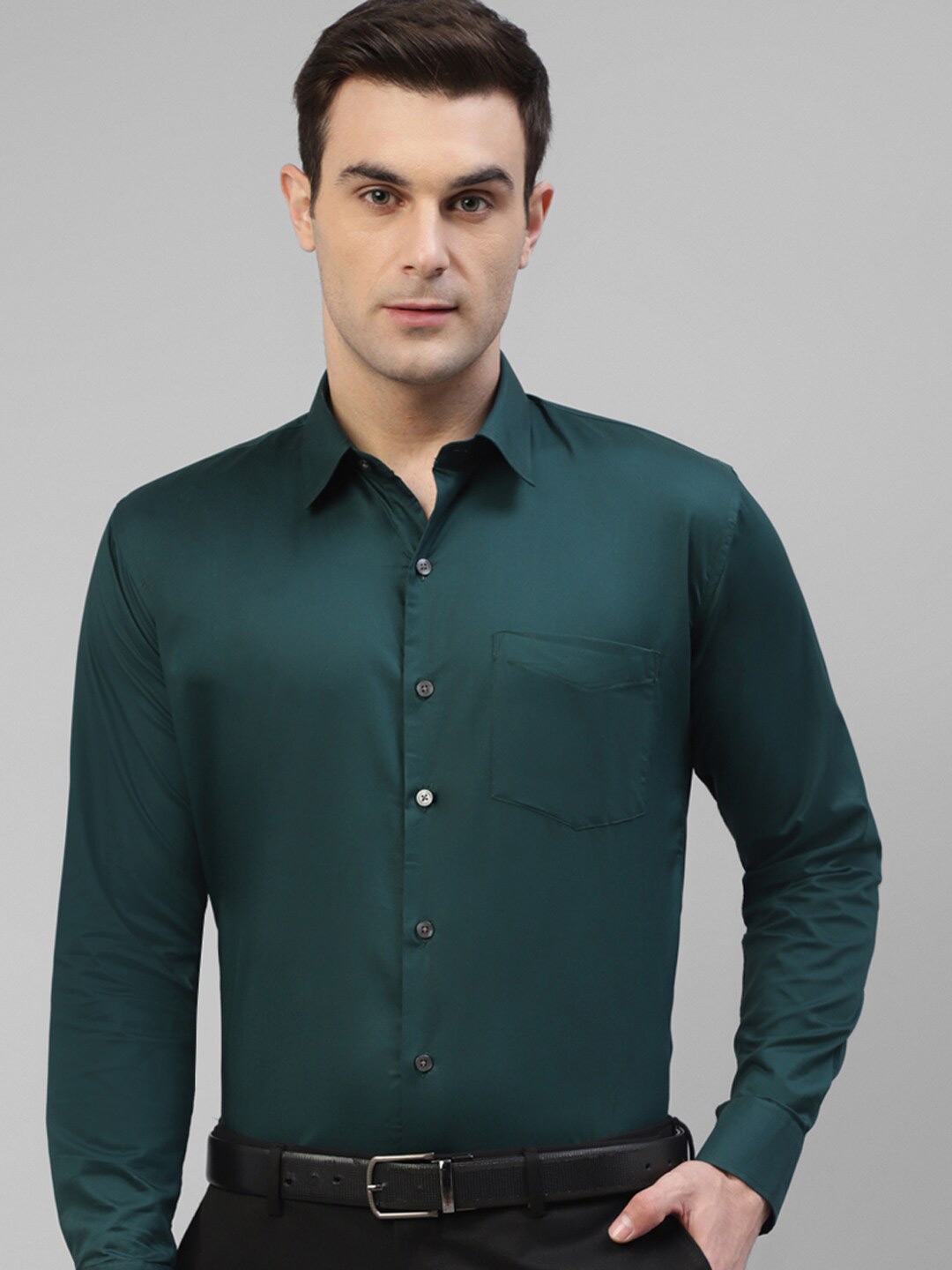 Buy Hancock Spread Collar Original Slim Fit Pure Cotton Formal Shirt ...