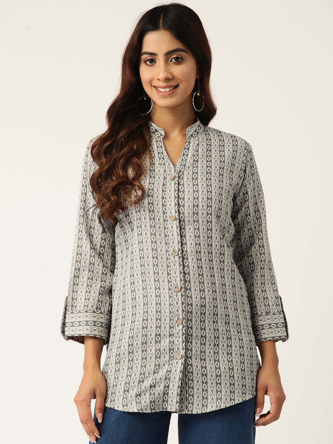 Blue Pure Cotton Semiformal Straight Suits with Beautiful Embroidery Work on it main image 0