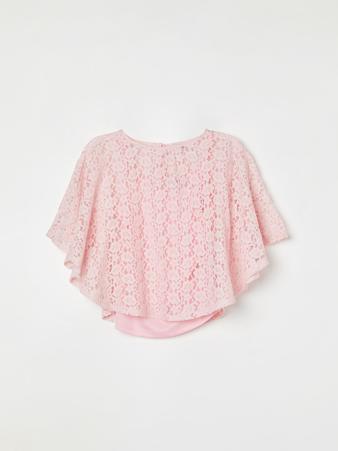 Buy Fame Forever By Lifestyle Girls Floral Self Design Cape Sleeve ...