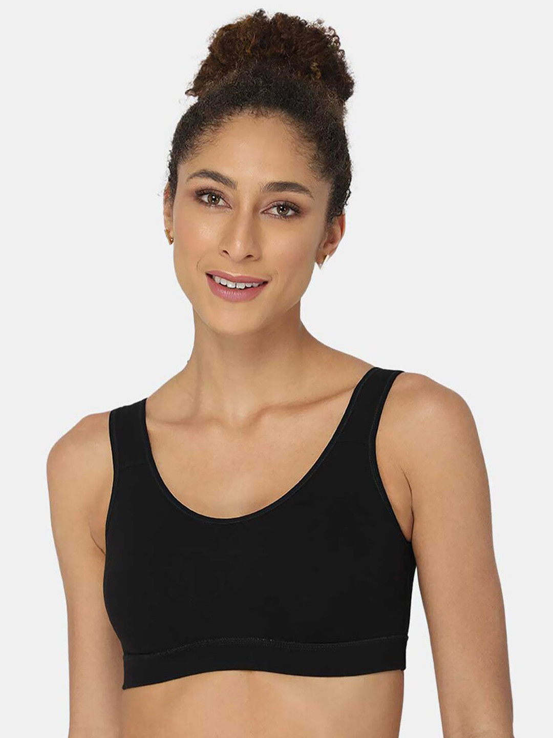 Buy Intimacy LINGERIE Full Coverage Non Padded Cotton Sports Bra With