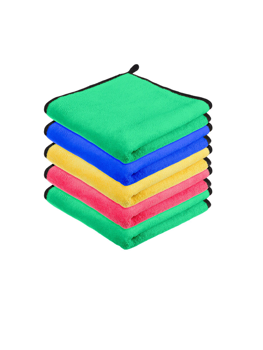 Buy Kuber Industries 5 Pcs Green & Blue 400 GSM Kitchen Towels ...