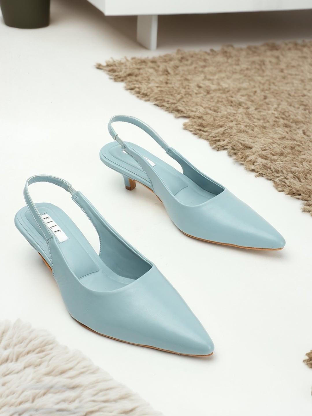 Buy ELLE Pointed Toe Kitten Heel Pumps - Heels for Women 26655952 | Myntra