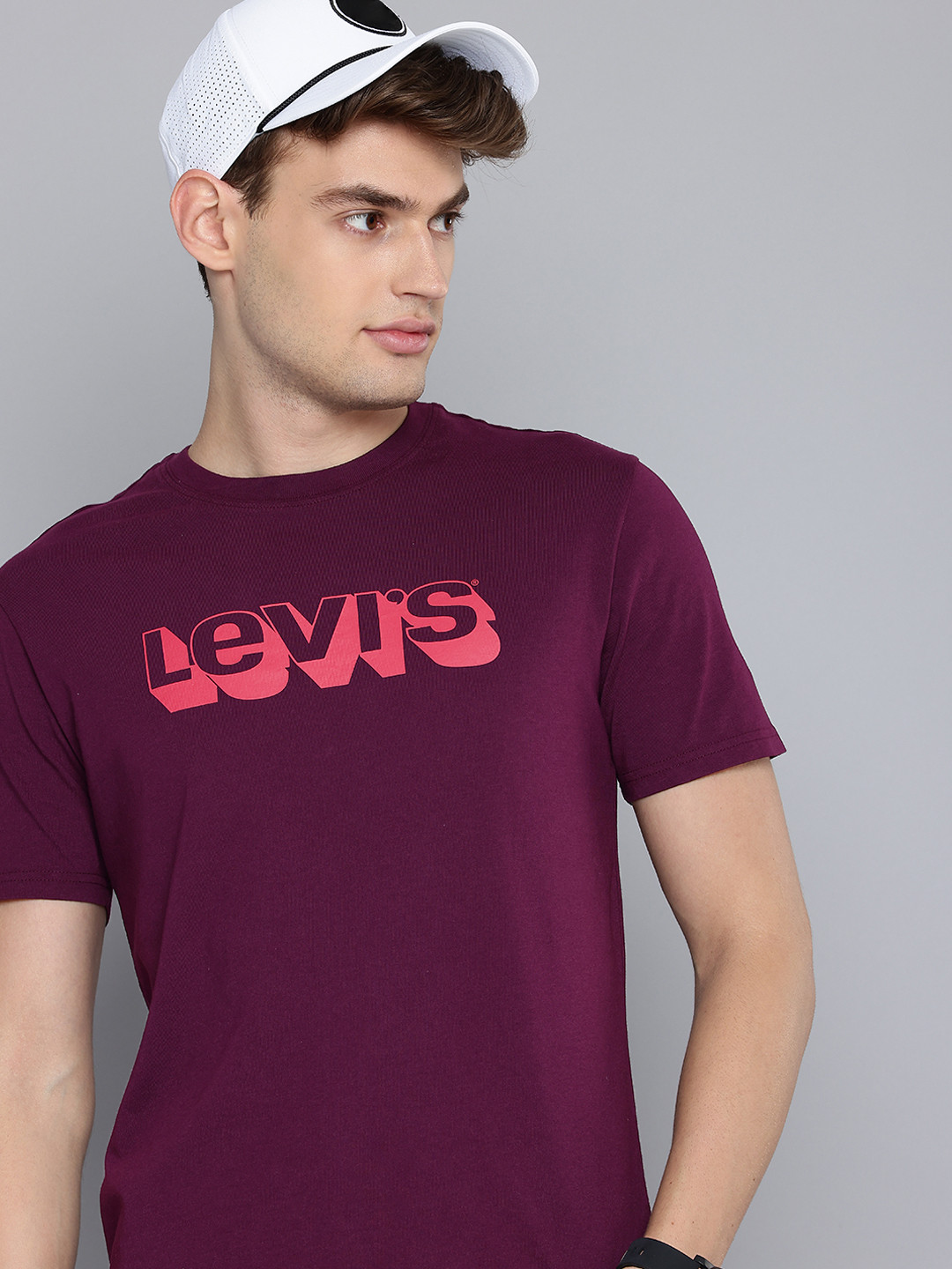 Buy Levis Brand Logo Printed Pure Cotton T Shirt Tshirts For Men buy-levis-brand-logo-printed-pure-cotton-t-shirt-tshirts-for-men
