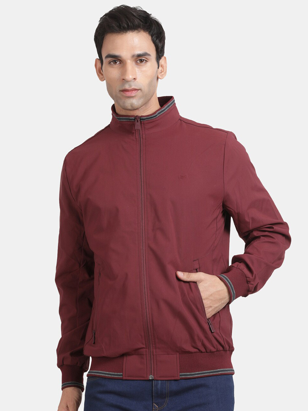 Men's Stand Collar Jacket | Bomber