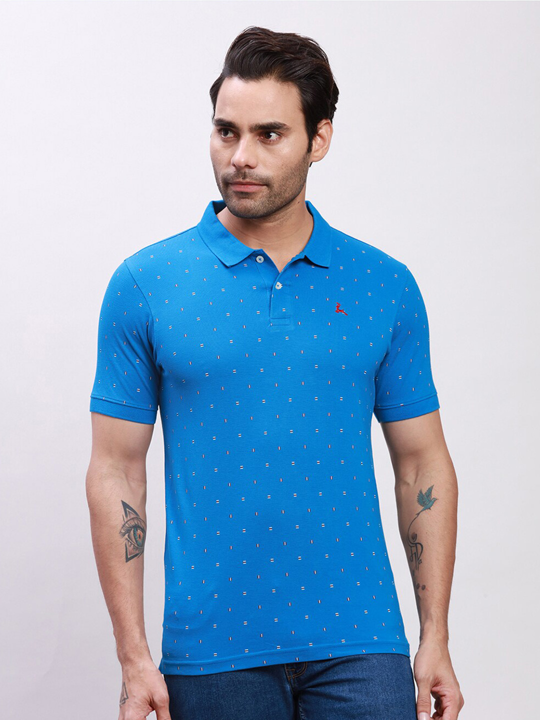 Buy Parx Printed Polo Collar Cotton T Shirt - Tshirts for Men 26788498 ...