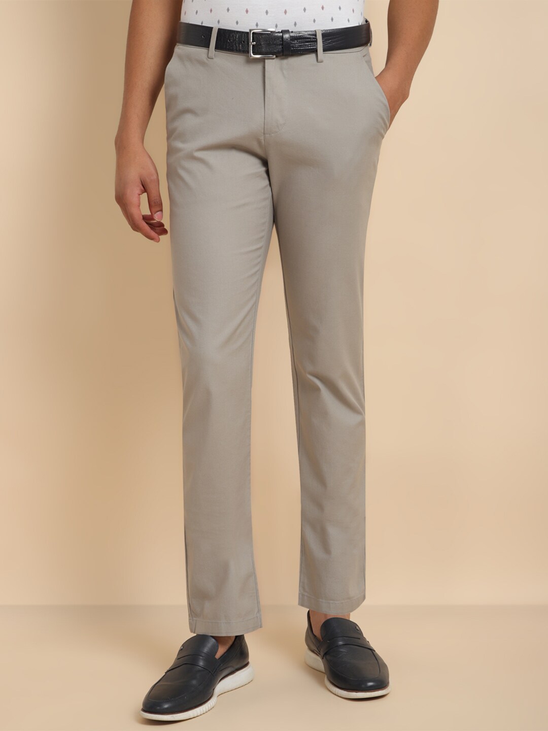 Buy Allen Solly Men Mid Rise Chinos Trousers - Trousers for Men ...