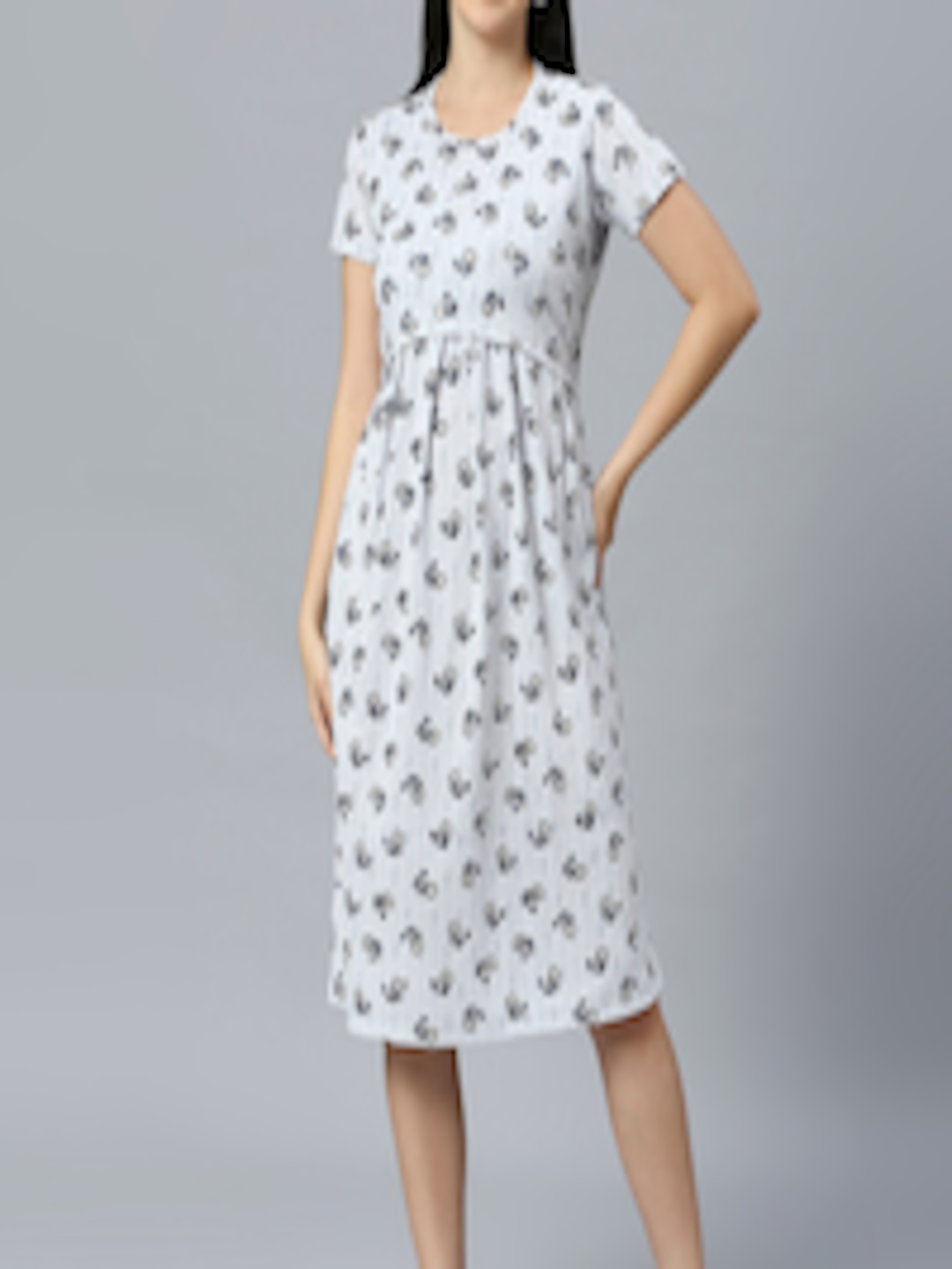 Buy True Shape Zipless Maternity Nursing A Line Dress - Dresses for ...