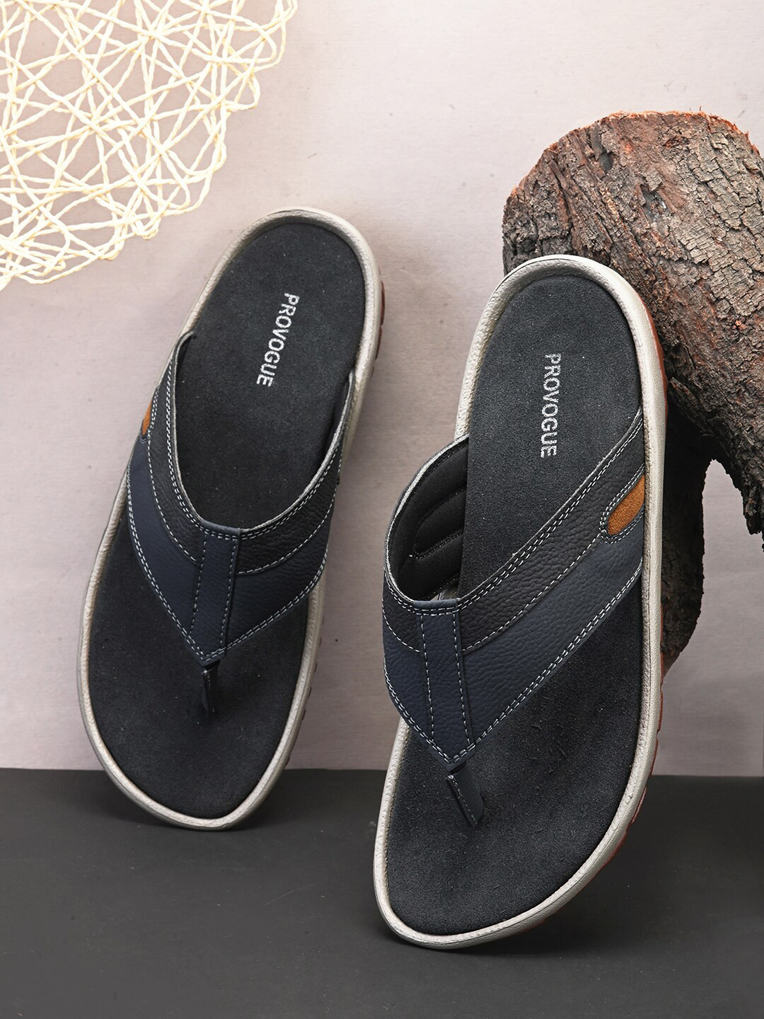 provogue men brown sandals