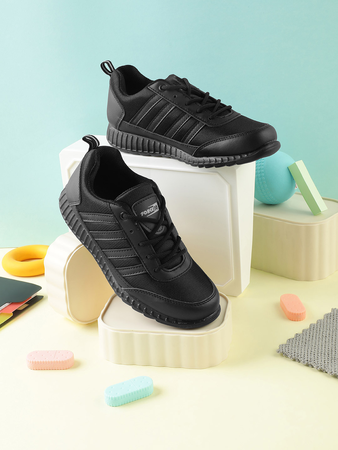 liberty force 10 school shoes black