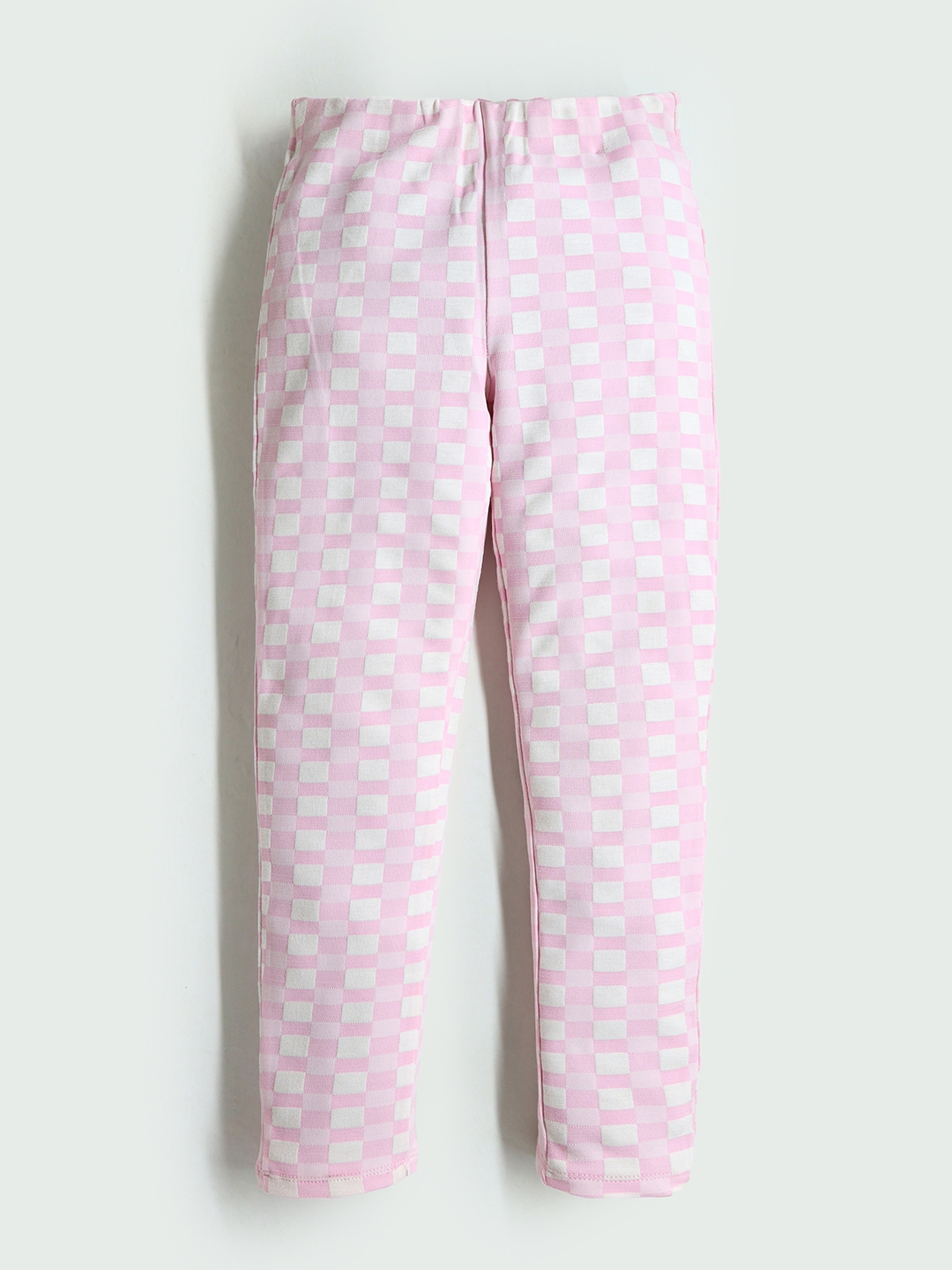 Buy Cherry Crumble Girls Checked Ankle Length Leggings - Leggings for ...