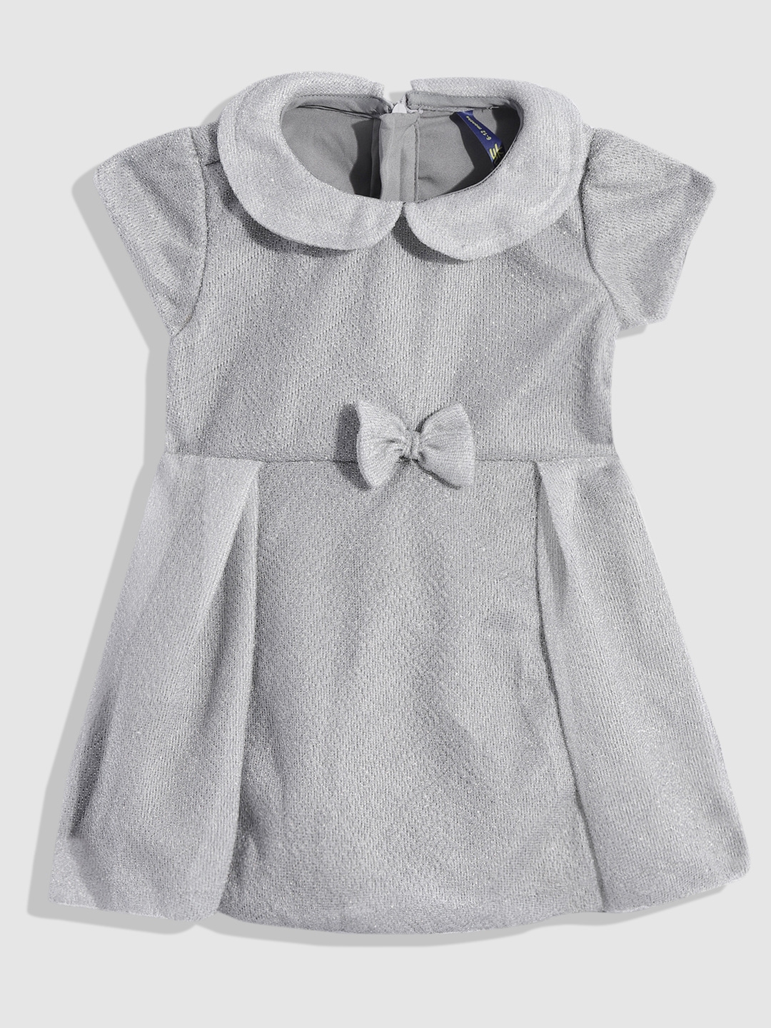 Buy YK Peter Pan Collar Fit & Flare Dress With Bow Detail - Dresses for ...