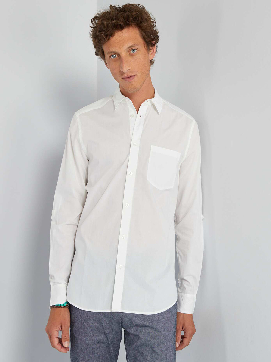 Coveri Moving White Cotton Men's T-Shirt