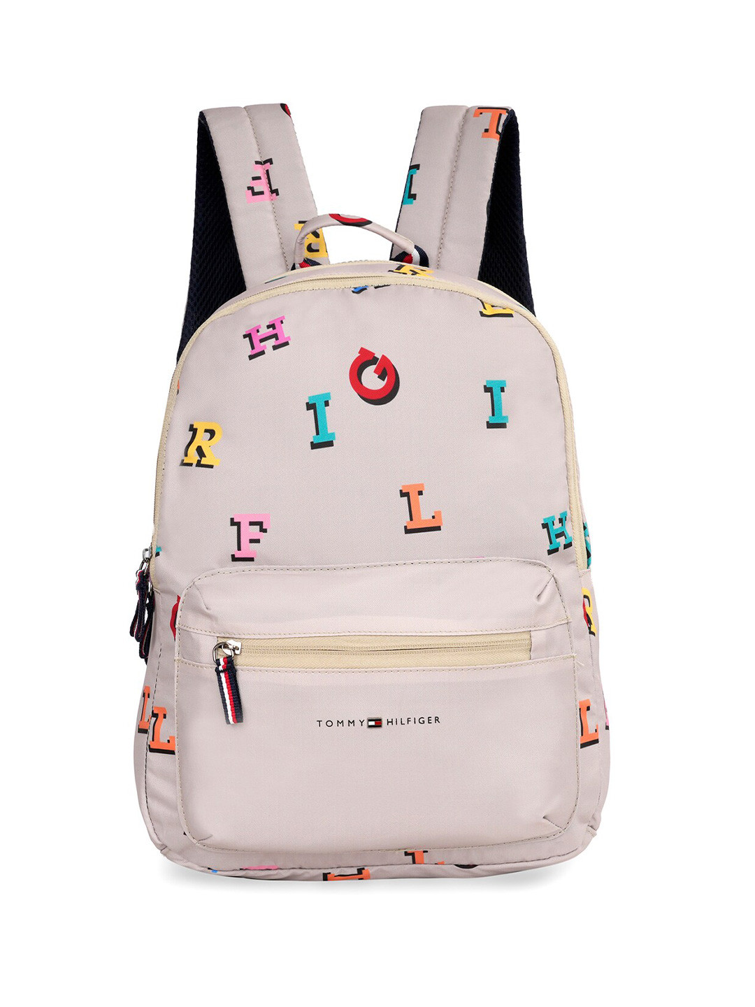 Buy Tommy Hilfiger Unisex Typography Printed Backpack With Rain Cover
