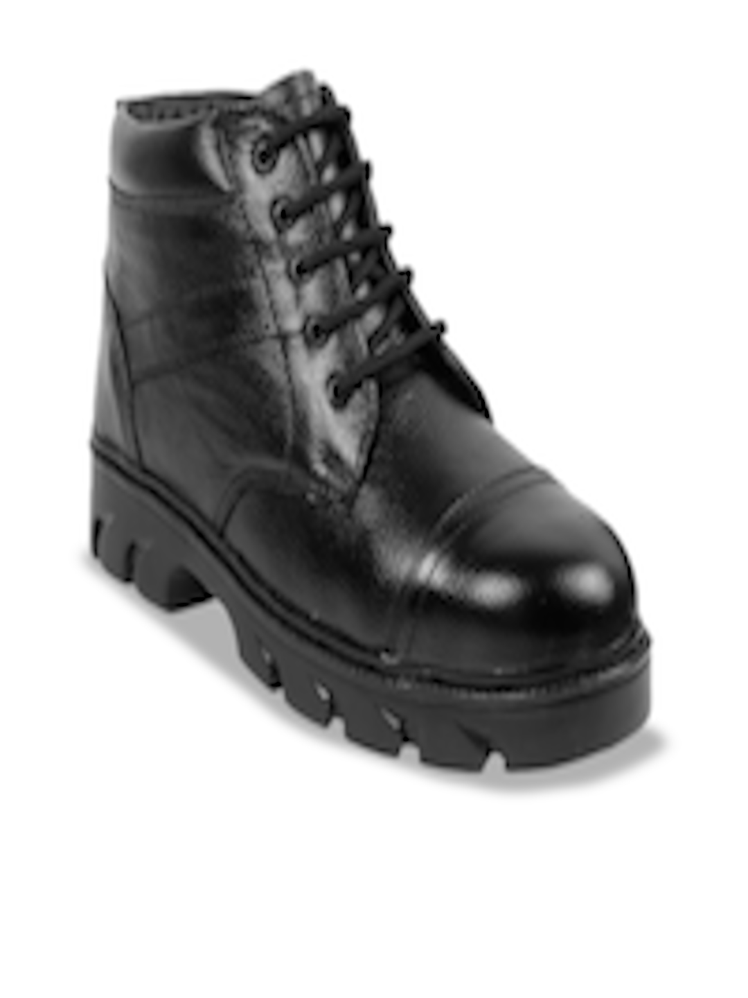 Buy Woakers Men Textured Mid Top Lace Ups Boots - Boots for Men ...