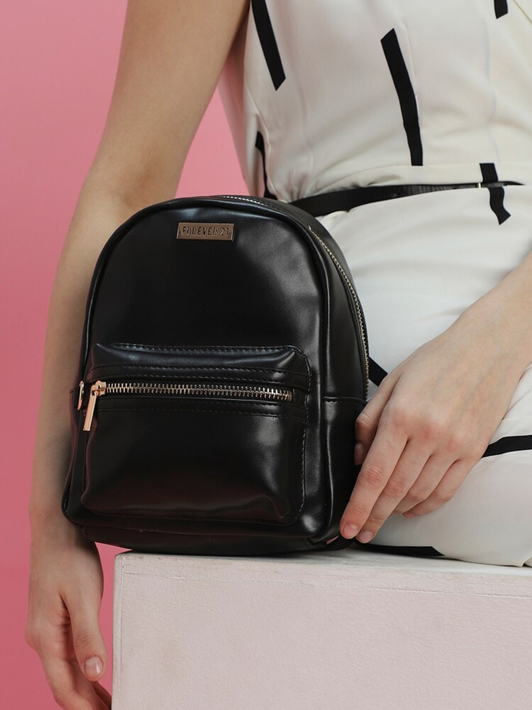 Buy FOREVER 21 Women Ergonomic Backpack With Compression Straps Backpacks for Women 27264432