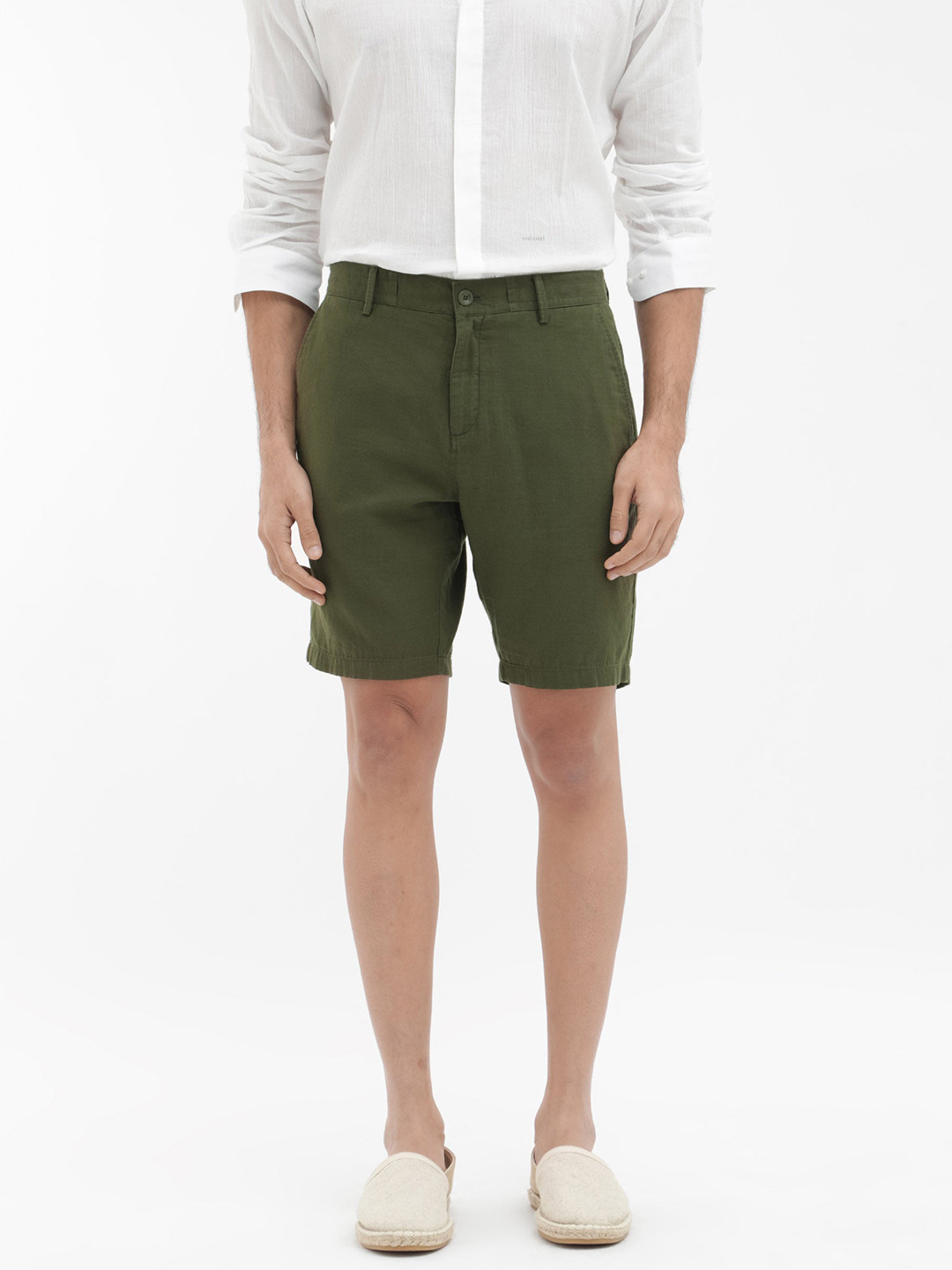 Buy RARE RABBIT Men Pinto 1 Knee Length Mid Rise Cotton Shorts - Shorts ...