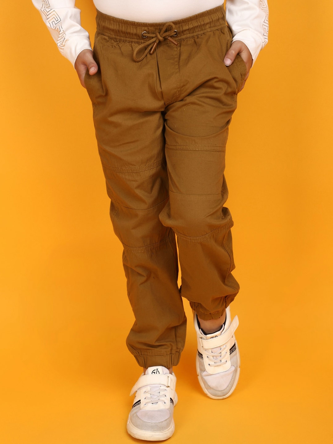 Buy V Mart Boys Mid Rise Twill Cotton Joggers - Trousers for Boys ...