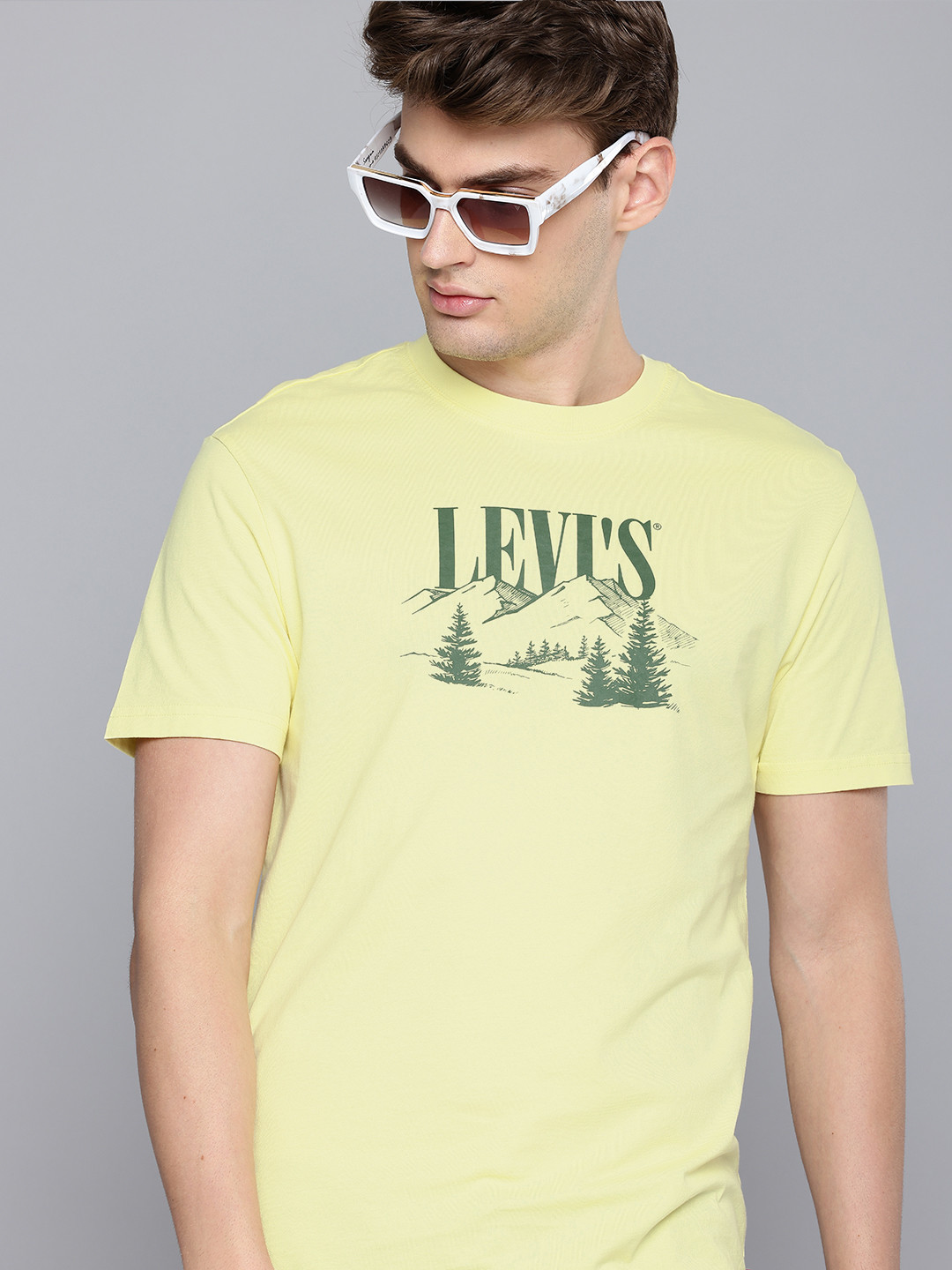 Buy Levis Brand Logo Printed Pure Cotton T Shirt Tshirts For Men buy-levis-brand-logo-printed-pure-cotton-t-shirt-tshirts-for-men