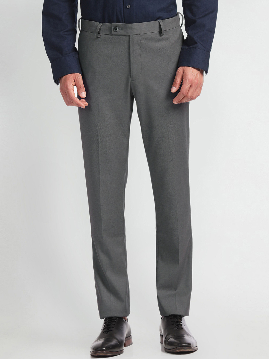 Buy Arrow Men Slim Fit Mid Rise Formal Trouser - Trousers for Men ...