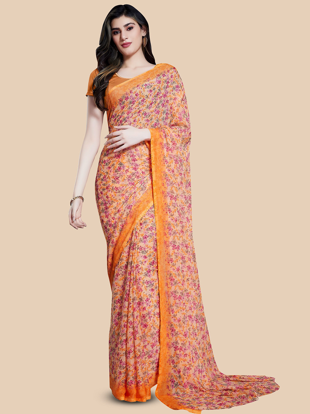 Buy Rani Saahiba Floral Printed Saree Sarees For Women 27568548 Myntra buy-rani-saahiba-floral-printed-saree-sarees-for-women-27568548-myntra
