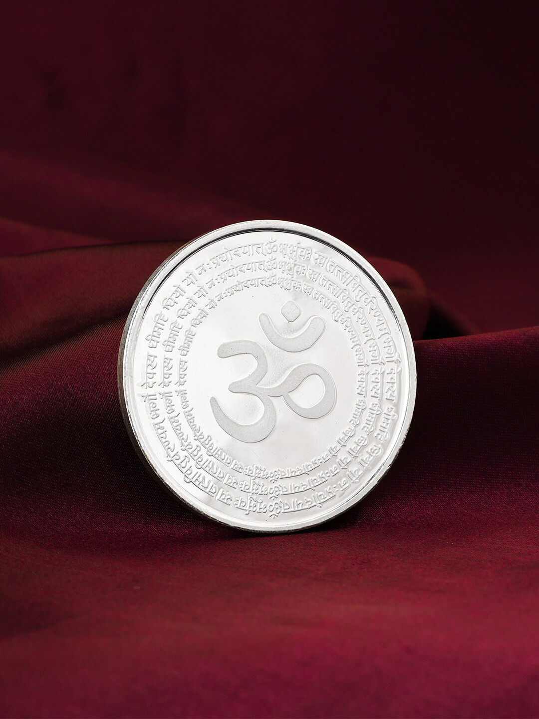 Buy GIVA Om 925 Sterling Silver Coin 50 Gm - Silver Coins for Unisex ...