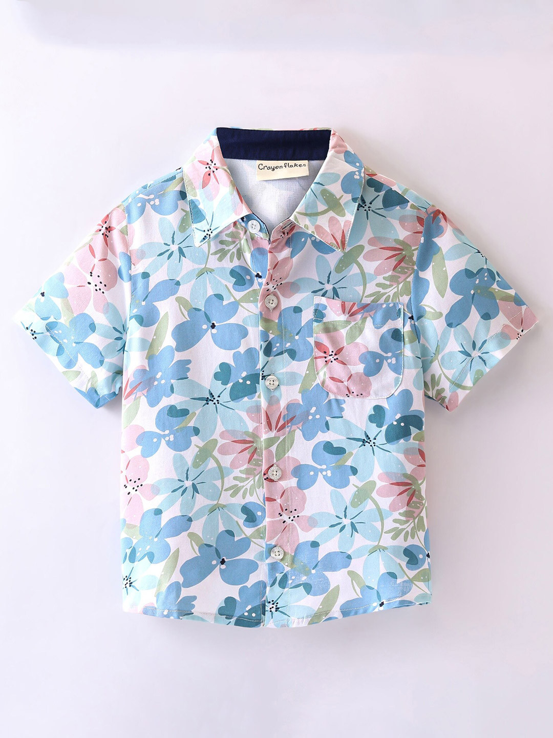Fruity Fun Print Boys Cotton Shirt