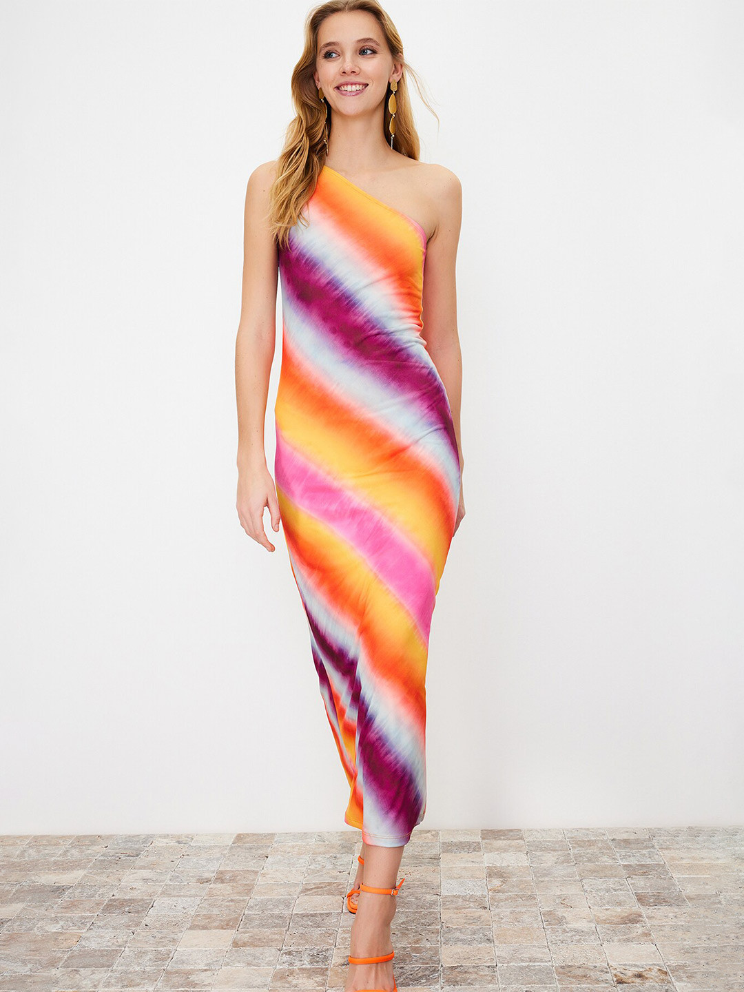 AAHELI AATREYA YARN DYED COTTON MAXI DRESS main image 0