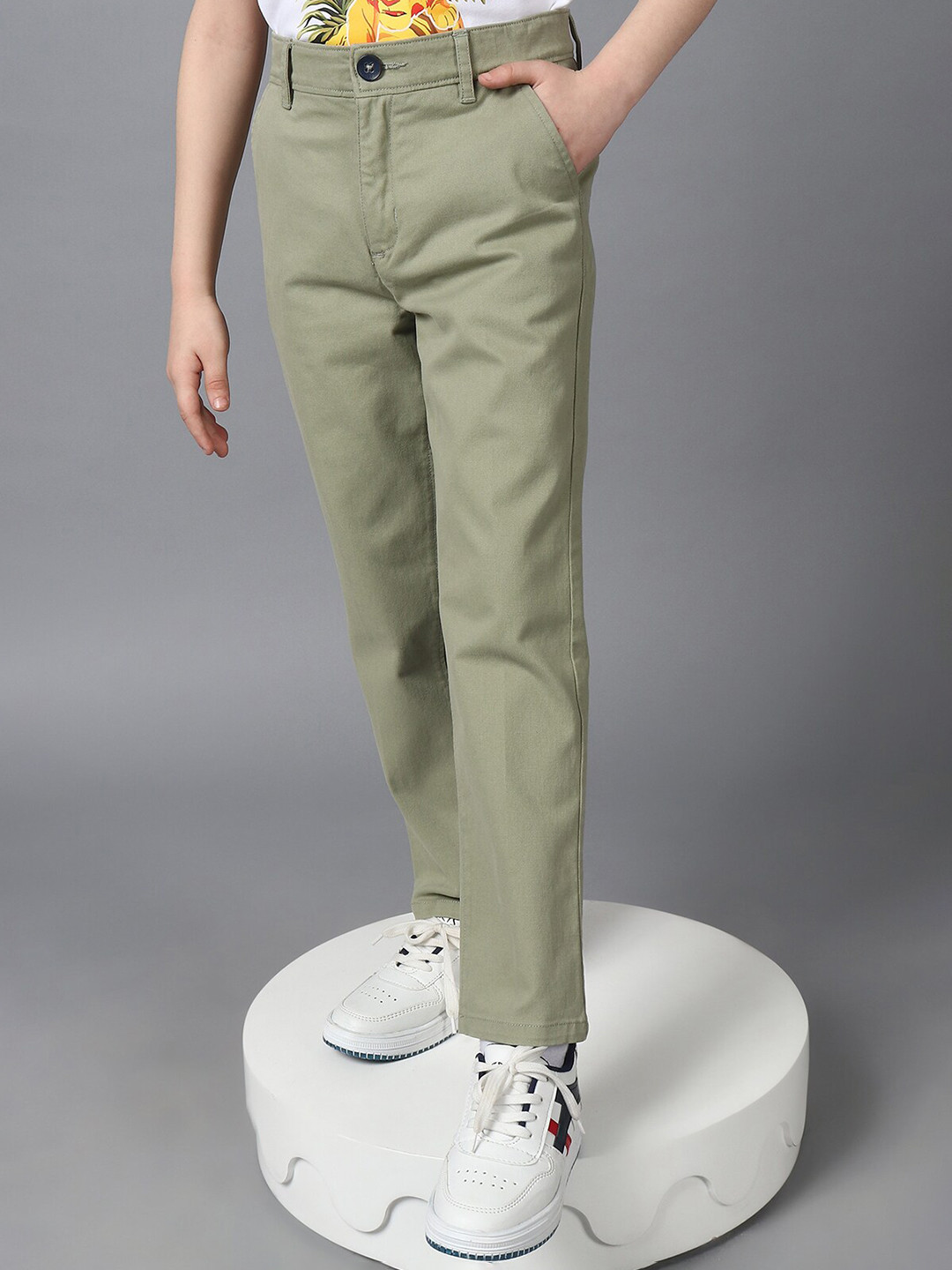 One Varones Boys Chino Trousers - Ink Blue Skinny Fit 10-05051 78 main image 1