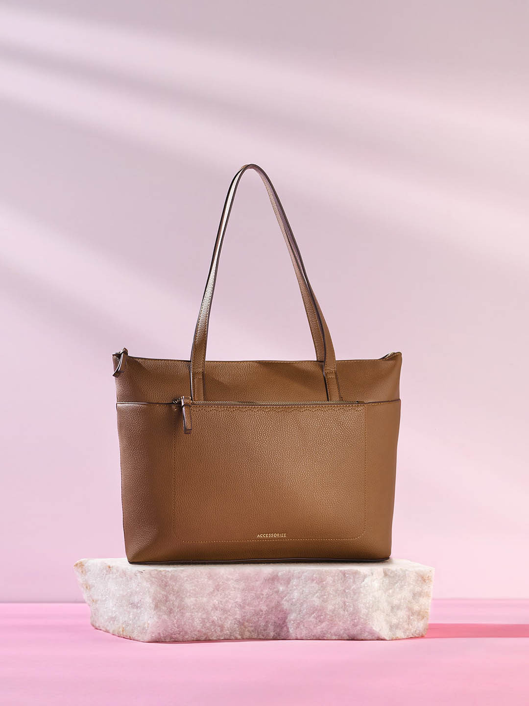 Buy Accessorize Women Front Pocket Tote Bag - Handbags for Women ...