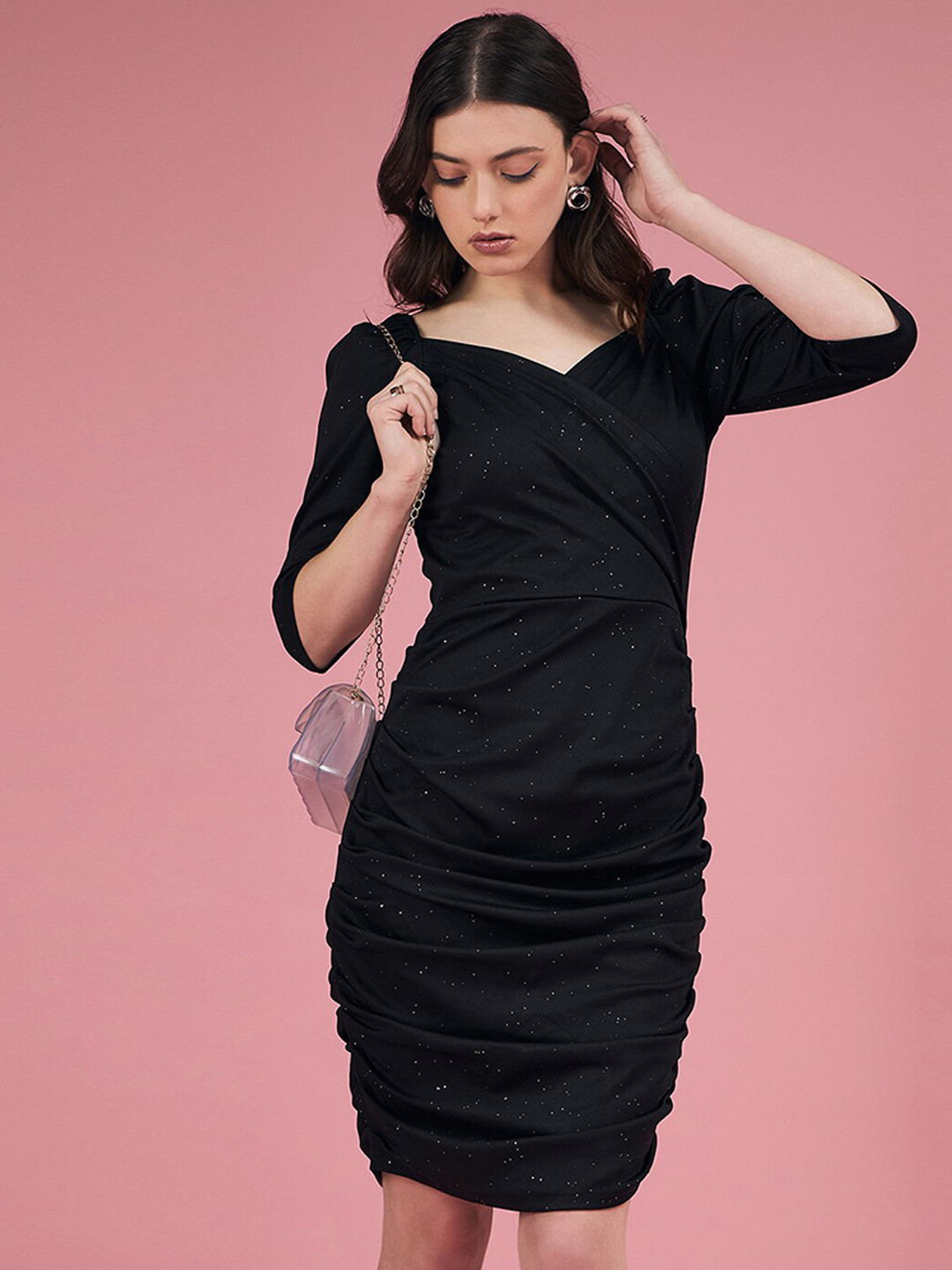 Sheah Open Back Dresses with Sweethart Mulberry